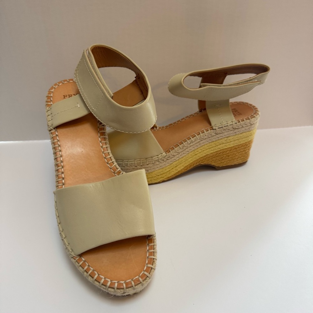 Frye & Co. Amber Espadrille Wedge Sandal Size 8